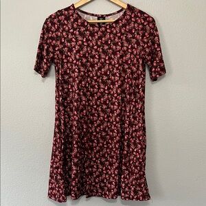 Agnes‎ & Dora Antique Rose Swing Tunic Small Front Pockets Butter Soft Cottage